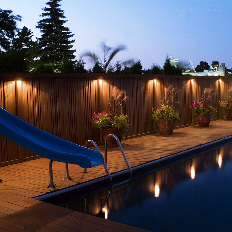 Low voltage on sale fence lights